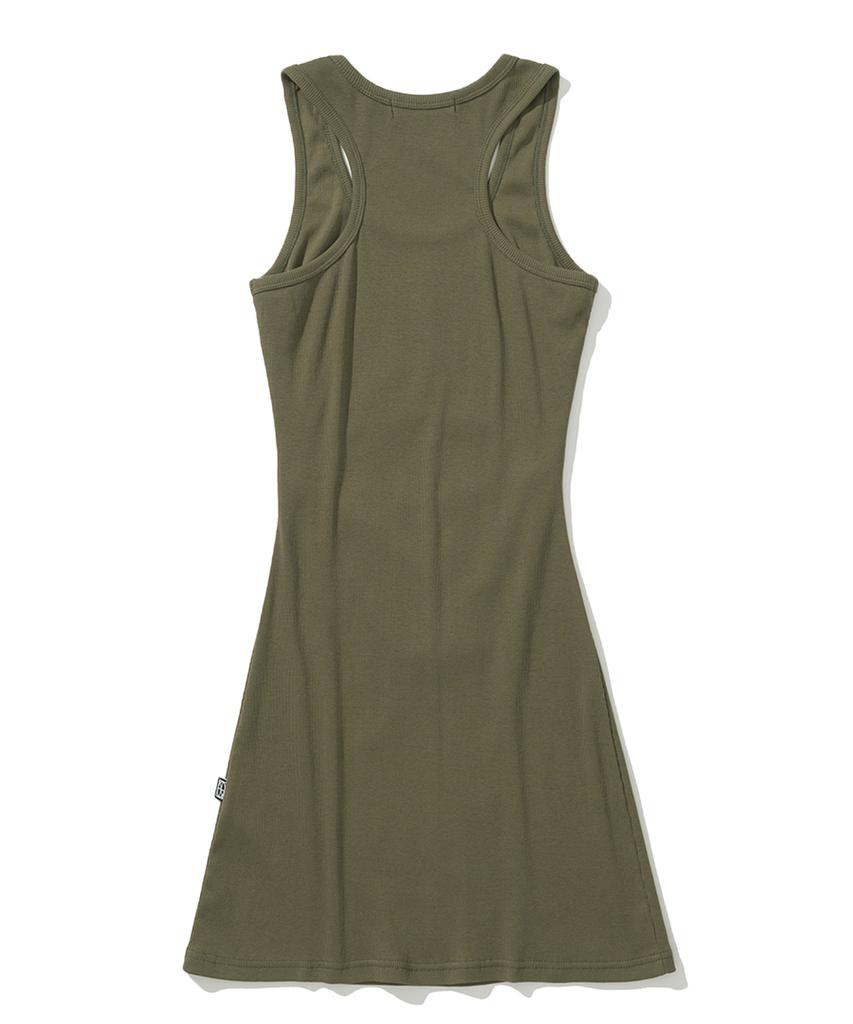 Notponerd W Ashen Dawn Thorn Logo Mini Dress - Khaki