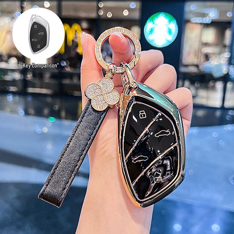 Compatible Key Case for Roewe Ei5 & MARVEL X - Stylish Protective Shell & Buckle