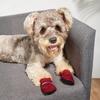 Hundeschuhe Mesh Atmungsaktiv Weiche Sohle Schuhe Für Hunde Bichon Teddy Haustierschuhe Hundestiefel (Packung mit 4)