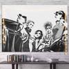 Nana Punk Rock Black Pink Anime Collage Tapestry Wall Hanging Art Decor for Bedroom Otaku Corner Cozy Study Space
