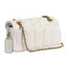 COACH Tabby Sheepskin Pillow Bag Handbag, Shoulder Bag Small Women's Chalk White CP149-B4HA