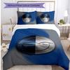 Brighton & Hove Albion Football Printed 3 Pieces Bedding Set, Comfortable Skin Friendly Bedroom Duvet Cover Set
