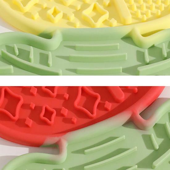 Lick Mat for Dogs Cats Tulip Flower Shaped Pet Slow Feeder Silicone Puppy Licking Pad with Suction Cup for Small Medium Large Dogs Cats