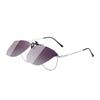 Stylish Polarized Clip-on Sunglasses for Driving and Fishing - Ultra-light Flip-up Design for Myopia