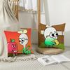 Anime Food Aapples And Onions Cushion Cover Breathable Linen Pillow Cover Skin-Friendly Home Decor Pillowcase With Hidden Zipper