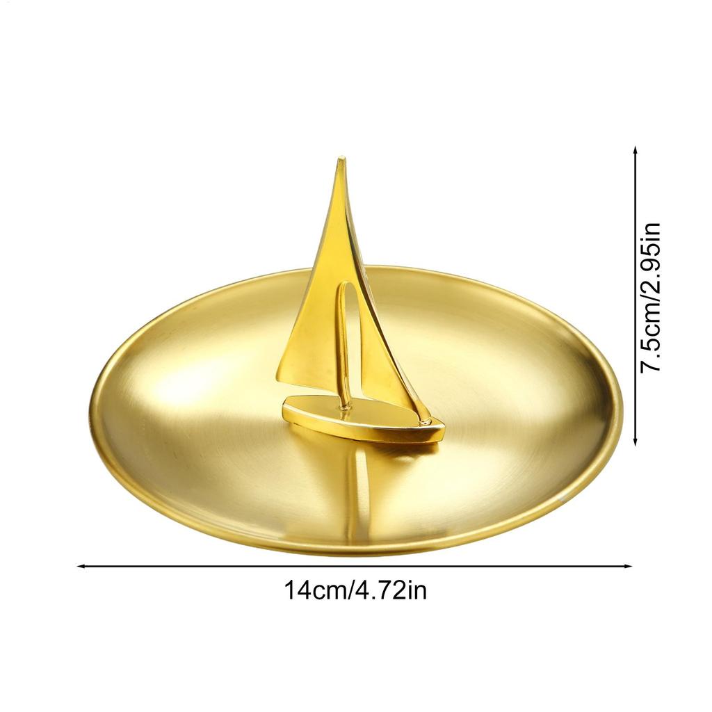 Gnat Coil Holders Boat Stand Artistic Decoration with Base Fireproof Mosquito Coil Holder for Indoor and Outdoor Camping