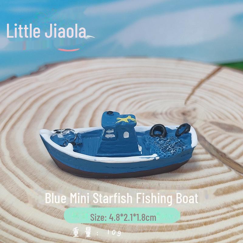 Micro Landscape DIY Miniature Wupeng Fishing Boat Ornament