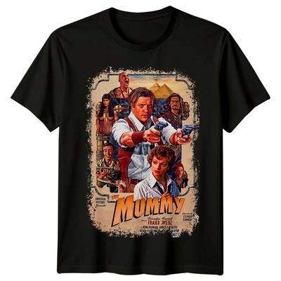 La Momia (1999) Camiseta Inspirada en Póster de Película Retro Años 80