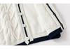 KuaJing Boys' Spring 2025 Thick Cotton Knit Cardigan Sweater, European & American Style, Single Layer, Open Front