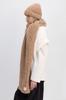 EARTH EMBRACE Undyed Alpaca Wool Hat, Caramel