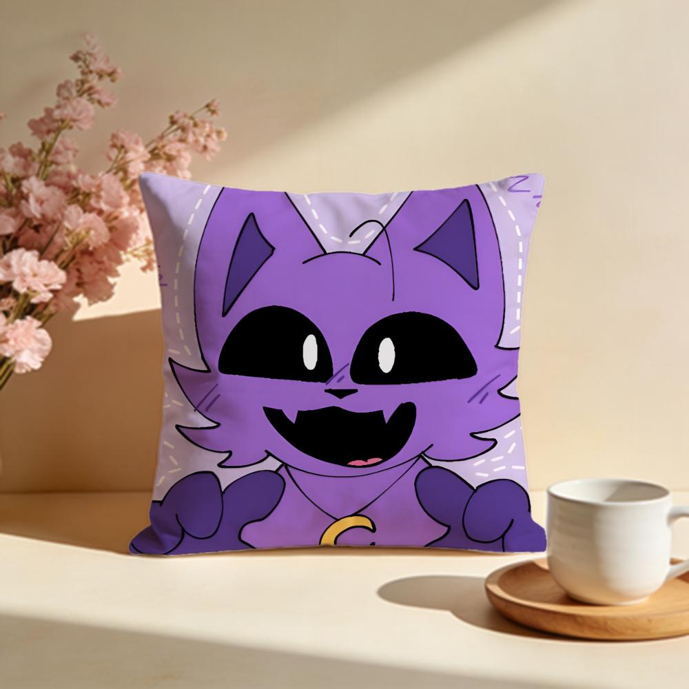 Fashion CCatnapful Cushion Cover Stylish Washable Pillow Cover Ideal for Couch Bedroom Car Decoration