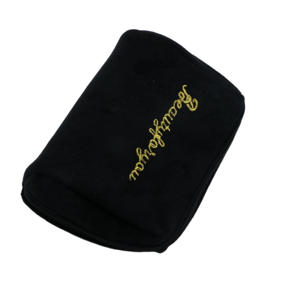 Women Zipper Simple Velvet Makeup Bags Lipstick Pouch Cosmetic Bags Handbags