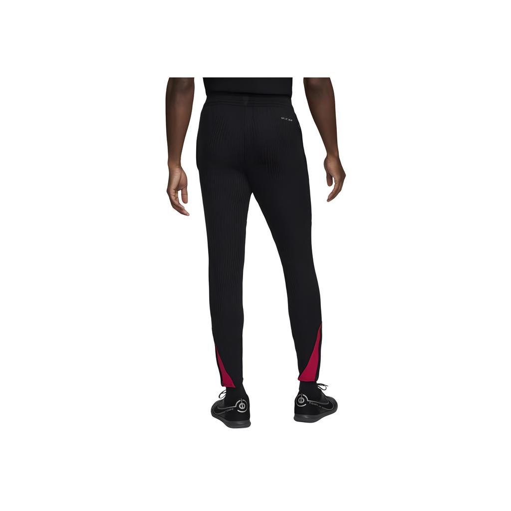 Nike Dri-FIT Liverpool Football Club Logo Print Drawstring Moisture-Wicking Knit Sports Pants Men pants Black FN9307-010