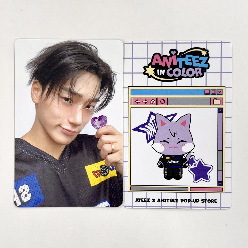 ATEEZ X ANITEEZ in COLOR POP-UP Store FANS SHOP Special Photo Card ver.2