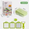 Multifunctional Vegetable Slicer Cutter Kitchen Tools Shredders Slicer With Basket Fruit Potato Chopper Carrot Grater