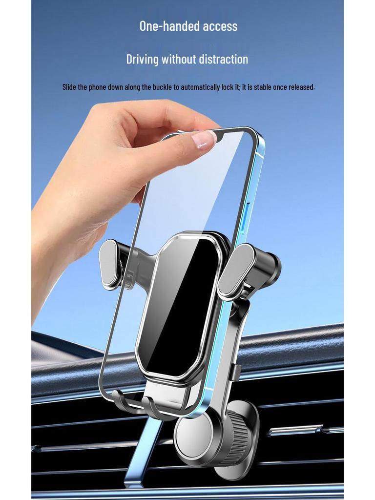 Shun Wang Car Air Vent Phone Holder with Extended Hook for Universal Navigation Support