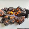 Energy Flame Stone, Natural Yooperlites Raw Stone, Fluorescent Stone, Aromatherapy Stone, Home Decor Ornament