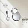 Little Bear Zinc Alloy Padlock with Key, Stationery Notebook Charm, Bag Accessories, Craft Lock Ornament.