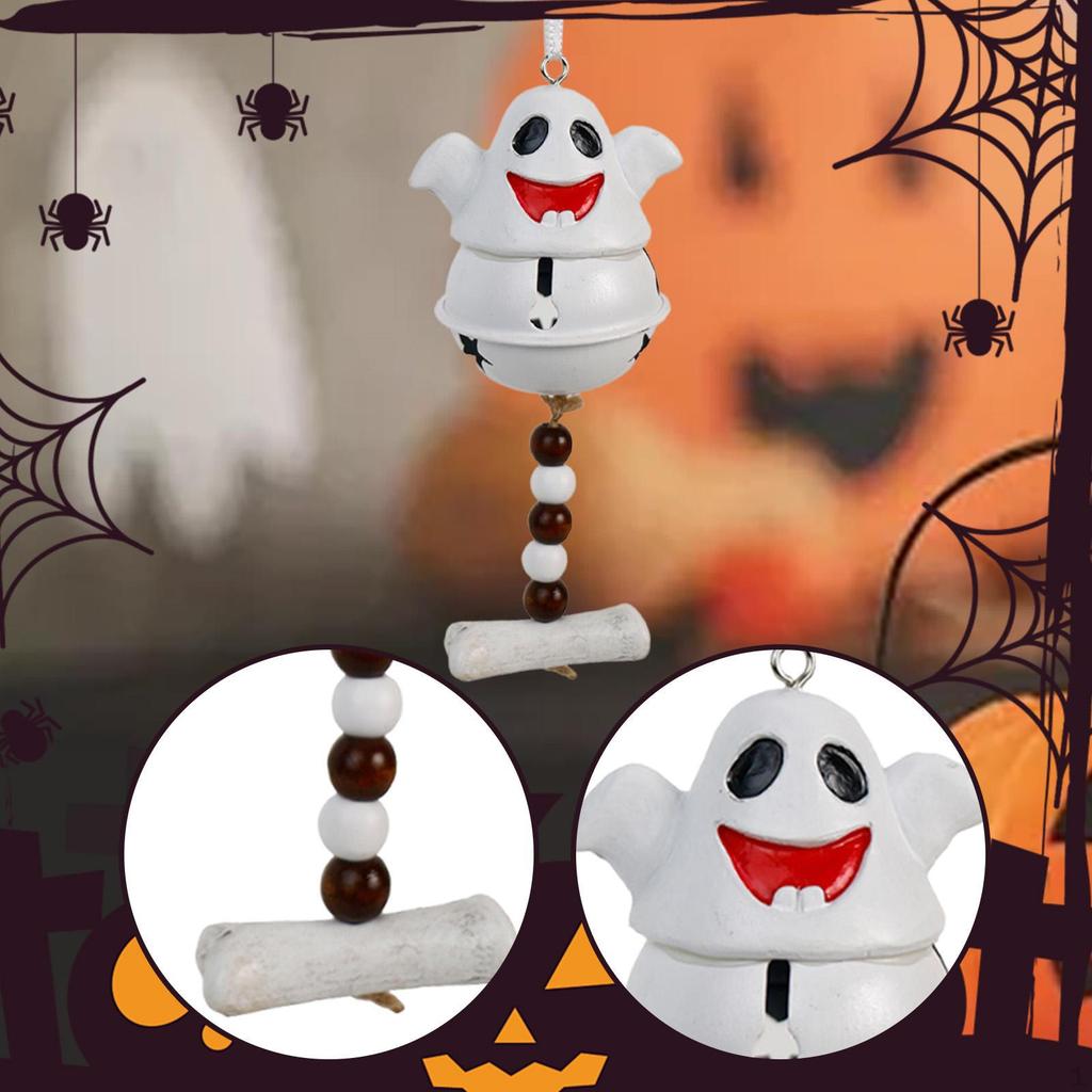 Bell Wind Chime Halloween Decoration Cute Windchime Pendant Hanging Ornament for Front