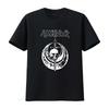 AXEGRINDER Totenkopf Schwert Print T-Shirt Gothic Rock Punk Unisex Grafik Leicht Vielseitiges Design