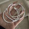 100% Massief 925 Sterling Zilver Retro Armband voor Dames Heren Vintage Handgemaakt Smal Eenvoudig Golf Armband Verjaardagscadeau