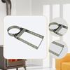Chimney Pipe Bracket Holder Adjustable Accessories Household Heat Resistant Portable