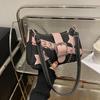 Borse a Tracolla Catena Y2K Hot Girl con Motivo a Stelle per Donna Borsa a Mano Nera Rosa Borsa di Lusso Designer Grunge Borsa a Tracolla Stile Gotico Motor