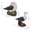 Resin Seagull Statue Sea Bird Figurine Mediterranean Style Decoration For Home Study Rooms Landscape Office Balconies Ornaments