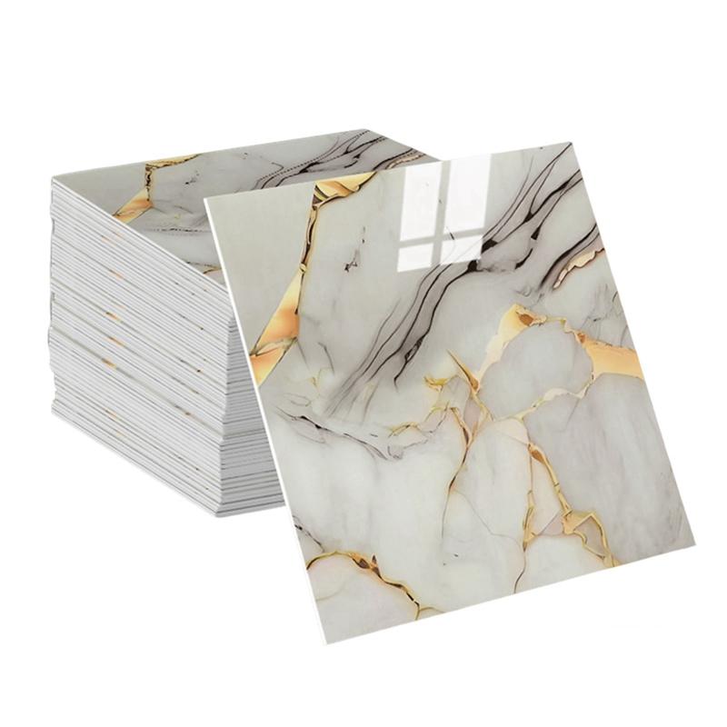 10pcs 30*30cm Self-adhesive Tile Sticker Refurbished Wall Decoration Wall Sticker