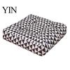 Supportive Cushion for Bay Window Modern Stylish Chair Cushion, Ultra Soft Square Geometric or Comfortable Floor Seat Mat Meditation Plant Prints,
