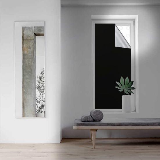 Portable Blackout Curtain No Drilling Blind Wrinkle-Free Windows Blackout Blackout Curtain