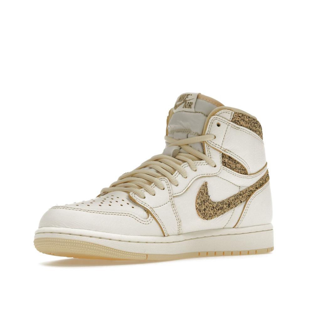 Air Jordan 1 Retro High OG Craft Vibrations of Naija Men Sneakers White Sail Pale-Vanilla FD8631-100