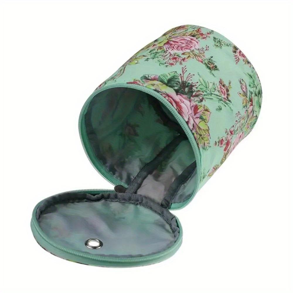 Yarn Storage Bag Round Knitting Yarn Bags Organizer Crochet Sewing Needles Handbag Weave Tools Accessories Bowl Crafts Tote