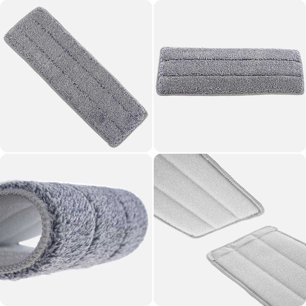 KADAX Wkład Do mopa Płaskiego Zapas Nakładka Końcówka mikrofibra Płaski 32x12cm