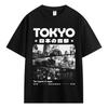 Japanese Tokyo Graphic T Shirt Unisex Unisex Vintage Fashion Harajuku TShirts Oversized Cotton High Quality Casual Summer TShirt