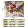 Anime One Punch Man Fleece Throw Blanket Saitama Cartoon Blankets for Home Office Lightweight Bedding Throws,