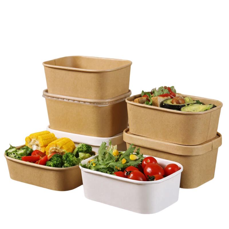 Bailide Disposable Kraft Paper Food Containers
