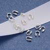 100x U Shape Accessories Wire and Thread Protectors Loops for DIY Jewelry Making