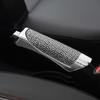 Elegant Sophisticated Modern White Stylish Bling Handbrake Sleeve Cover for Car Interiors Easy to Install Slip Resistant