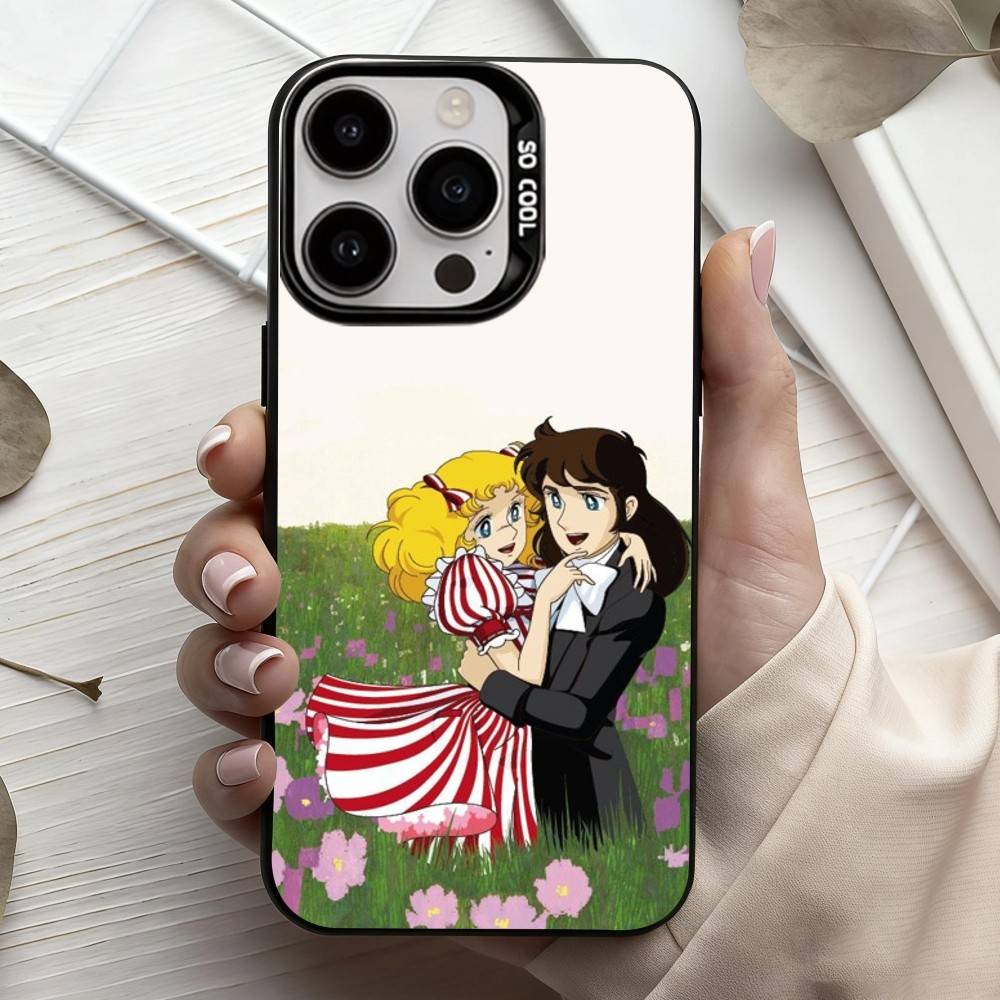 Sweet C-Candy C-Candy TV Series Phone Case For iPhone17,16,15,14,13,12,11 Plus,Pro Max Black Candy Silver Plated Cover