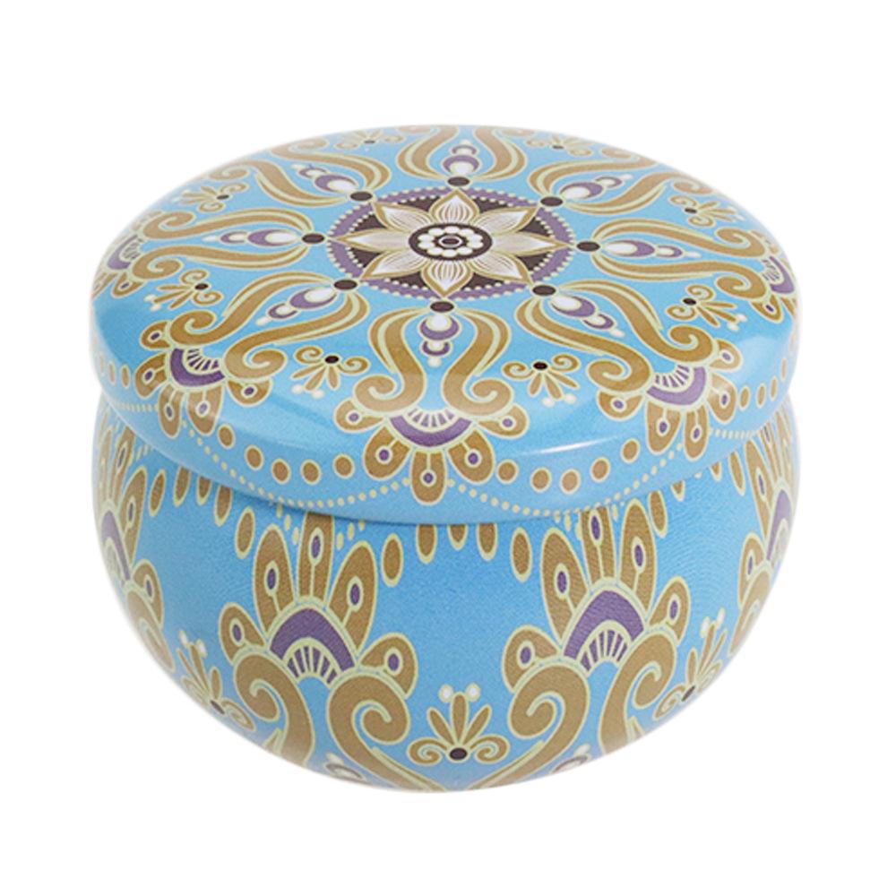 2.2 Oz Tea Pear Paste Candy Tin Gift Box with Candle Can Storage