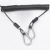 Weighing 50KG Anti-slip Rope with Metal Carabiner Anti Falling Steel Wire Fishing Lanyards