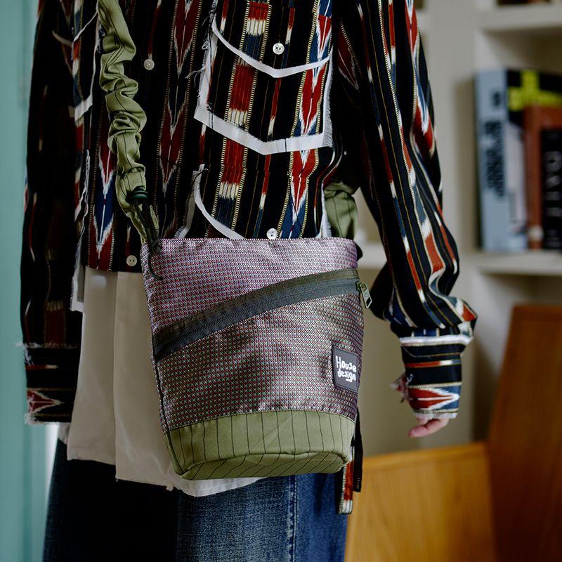 

Housedesign Original Niche Design Shoulder Messenger Bag 2025 Spring and Summer New Lightweight Fashion Bucket Bag Small Gingham