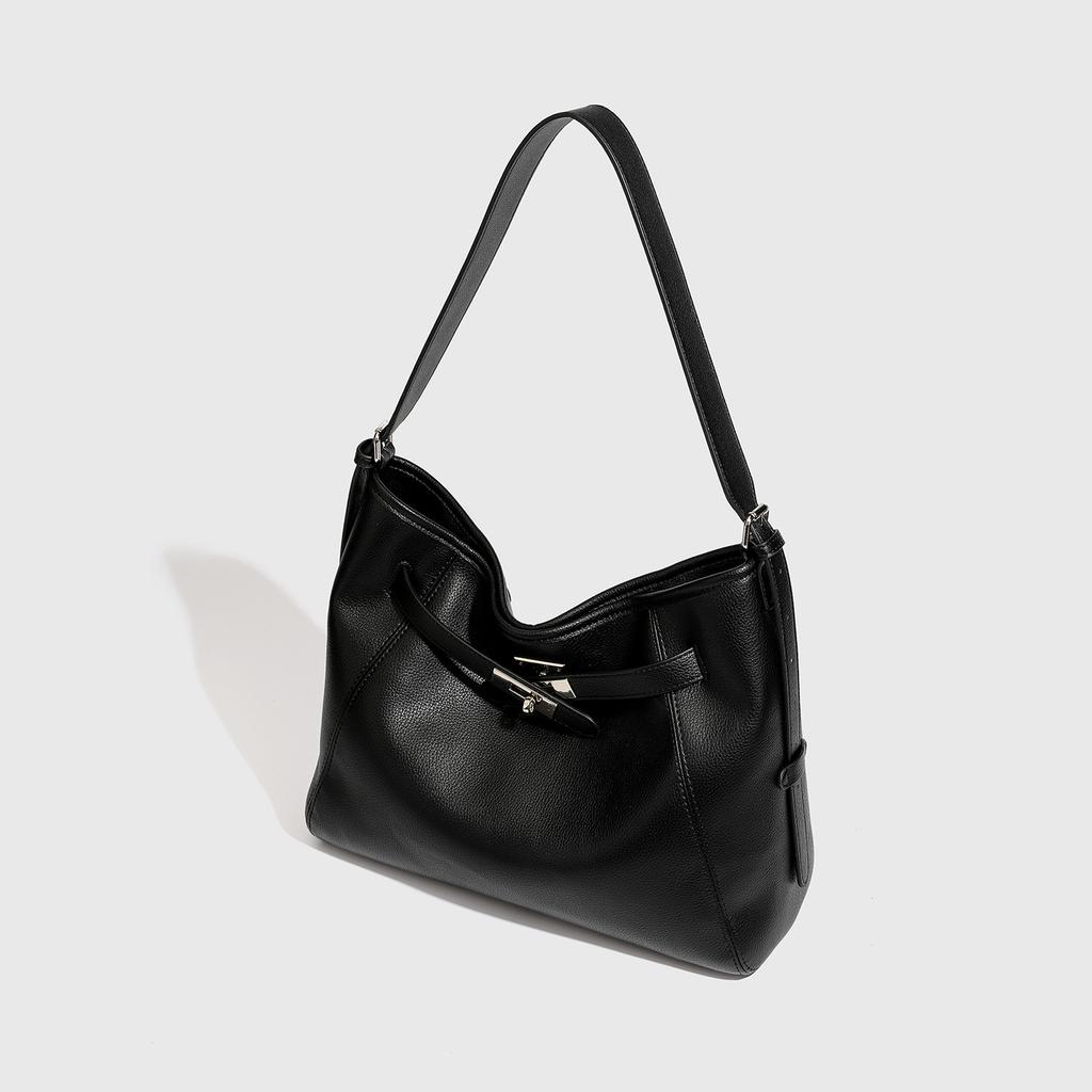 Fashion and Leisure Commuter Handheld Women's Bags, Niche One-shoulder Armpit Bags, High-end Large-capacity Messenger Bucket Bags.