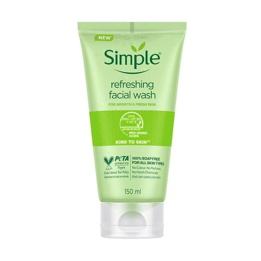 Simple Kind to Skin Refreshing Facial Wash Gel 150ml 5oz