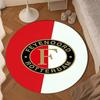 Feyenoord Rotterdam Crest Round Mat Home Decor, Chair Rug For livingroom,Bedroom, Doormat Home Decor Birthday Gift Christmas Gifts