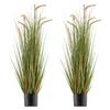 VEVOR Artificial Grass Plant, 2 Pack 1194mm Horsetail Reed Grass in Pot