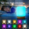 Night Light Touch Lamp for Bedrooms Living Room Portable Dimmable 3 Color Temperatures Bedside Lamps Rechargeable Table Lights