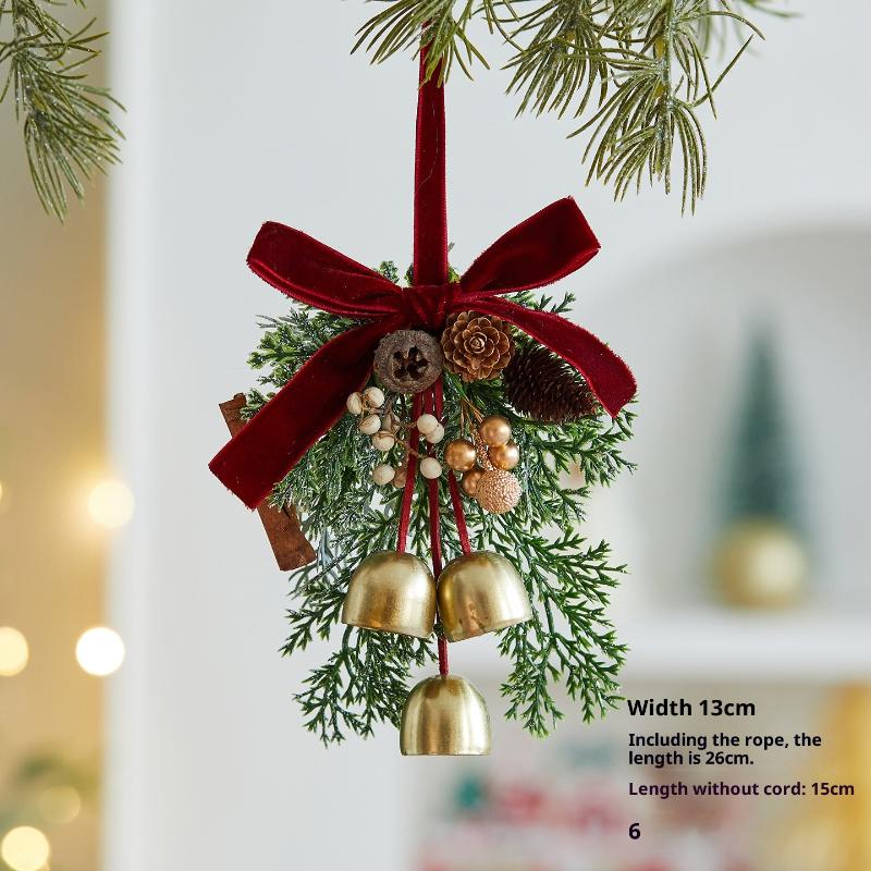 Vánoční ozdoby Vánoční zvonky Girlanda Přívěsek Ozdoby na vánoční stromek Atmosféra Scénický přívěsek