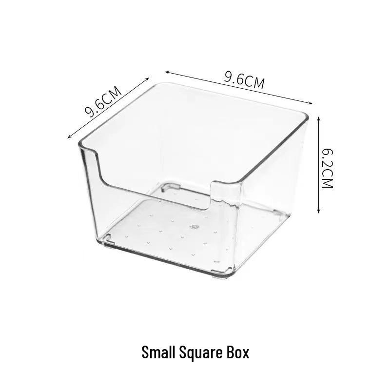 Dustproof Cosmetic Organizer: Powder Puff, Brushes, Lipstick, Sponge Storage Box for Dressing Table.